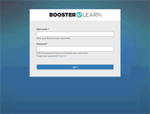 Tablet Screenshot of boosterlearn.com